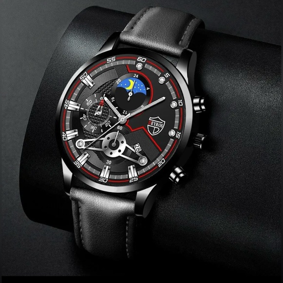 $7 BRACELET, NECKLACE AND WATCH SET. NEW. BLACK. $7 IF BUNDLED - Picture 6 of 16